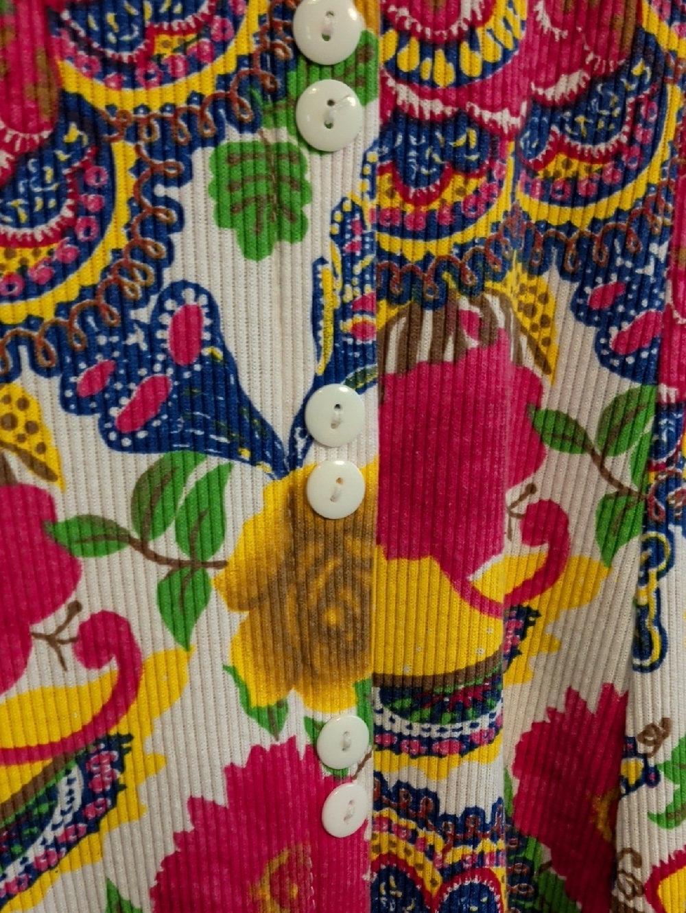 VINTAGE multicolour floral maxi dress - size medium - Picture 5 of 9